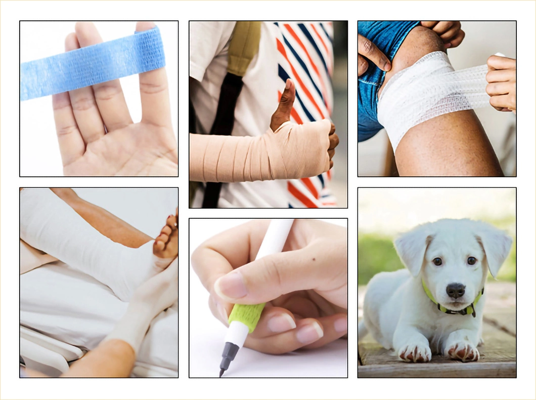 CE FDA Wal-Mart Supplier Cohesive Bandage Manufacturer for Sport Protection