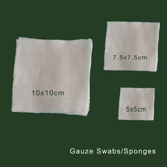 Chirurgischer absorbierender Mullverband aus Baumwolle